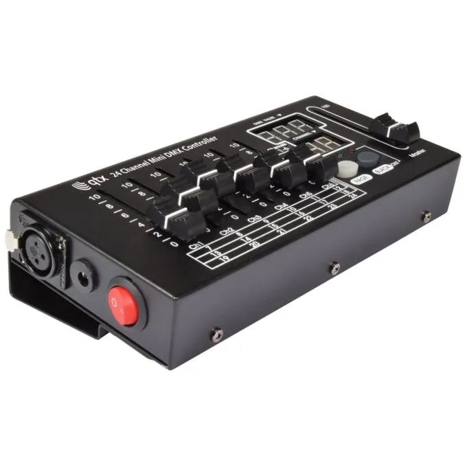QTX DMX Controller - MDMX-24 - 24 Channel Mini DMX Controller 154.100UK — image 2