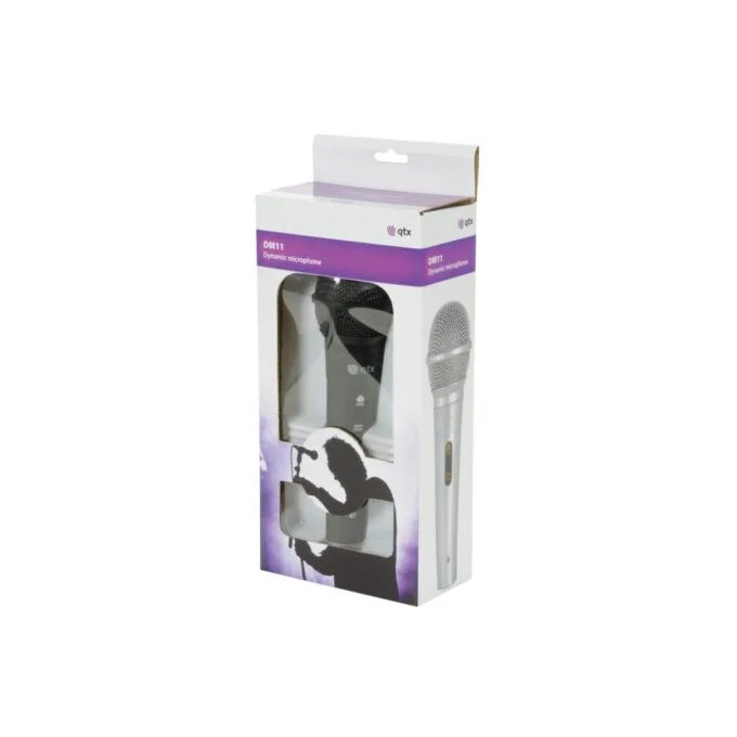 QTX HandHeld Dynamic Microphone - DM11B - Black — image 3