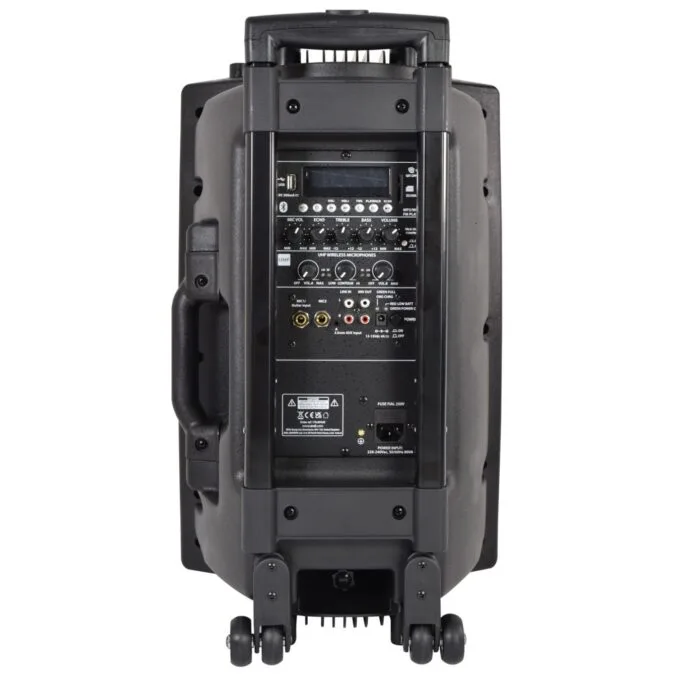 QTX Portable PA - QX12PA-Plus - Portable PA 12'' BT USB UHF Mic — image 3