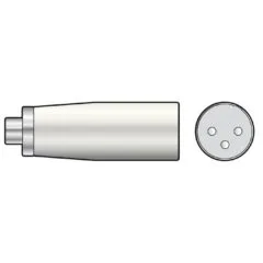 QTX RCA Female to XLR Male Adaptor - 764.343UK
