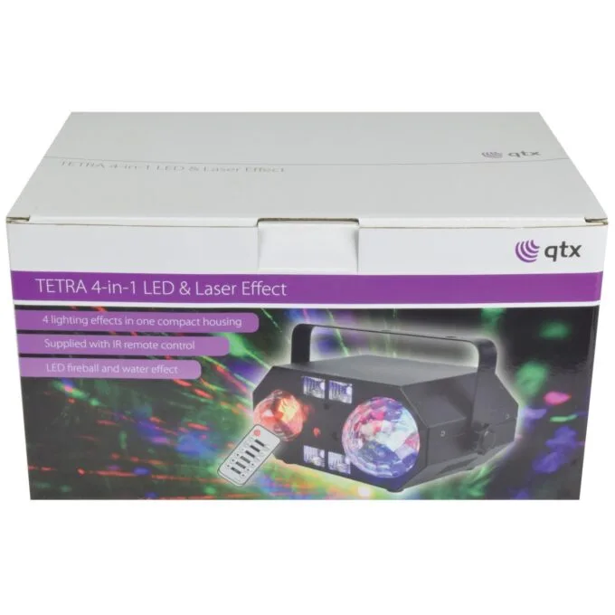 QTX Tetra Moonflower Ripple Strobe UV Laser - 151.608UK - Moonflower Ripple Strobe UV Laser — image 10