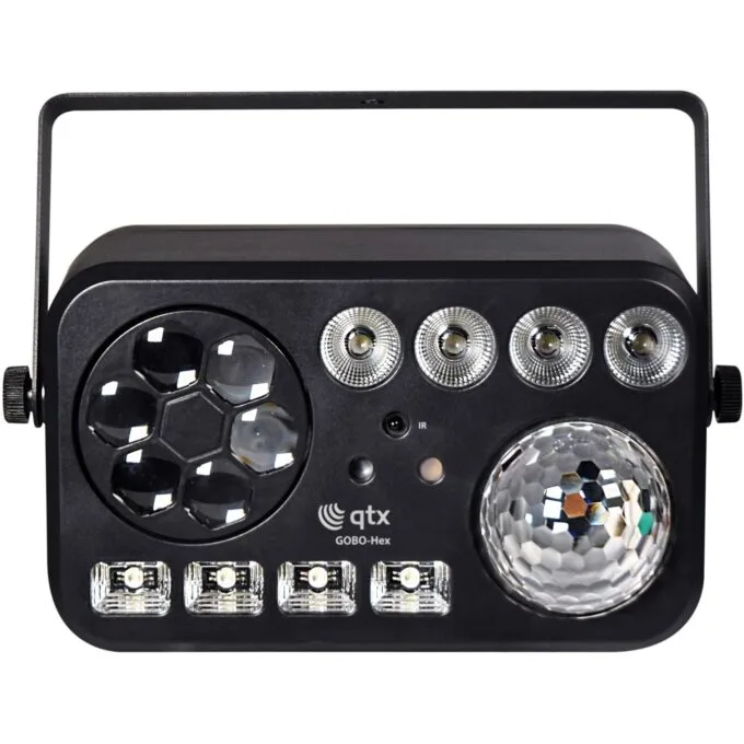 QTXlight GOBO Hex 6-in-1 LED & Laser Effect - 151.745UK - GOBO Hex 6-in-1 LED & Laser Effect — image 2