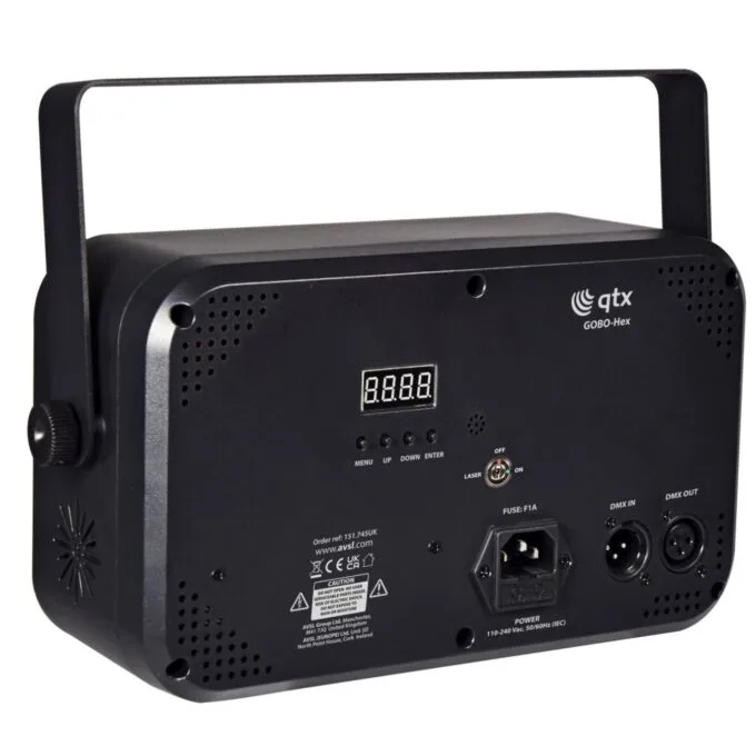 QTXlight GOBO Hex 6-in-1 LED & Laser Effect - 151.745UK - GOBO Hex 6-in-1 LED & Laser Effect — image 4