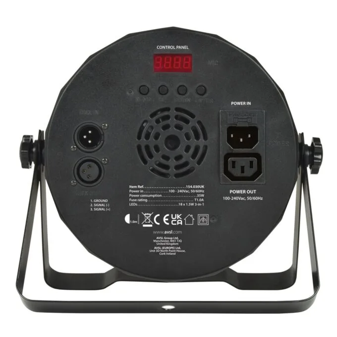 QTXlight PAR100 3in1 LED Plastic PARCan - 154.030UK - 3in1 LED Plastic PARCan — image 6