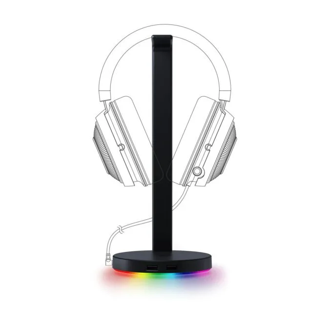 Razer Base Station V2 Chroma - V2 - USB 3.1 Hub Headset Stand with 7.1 Surround Sound — image 5