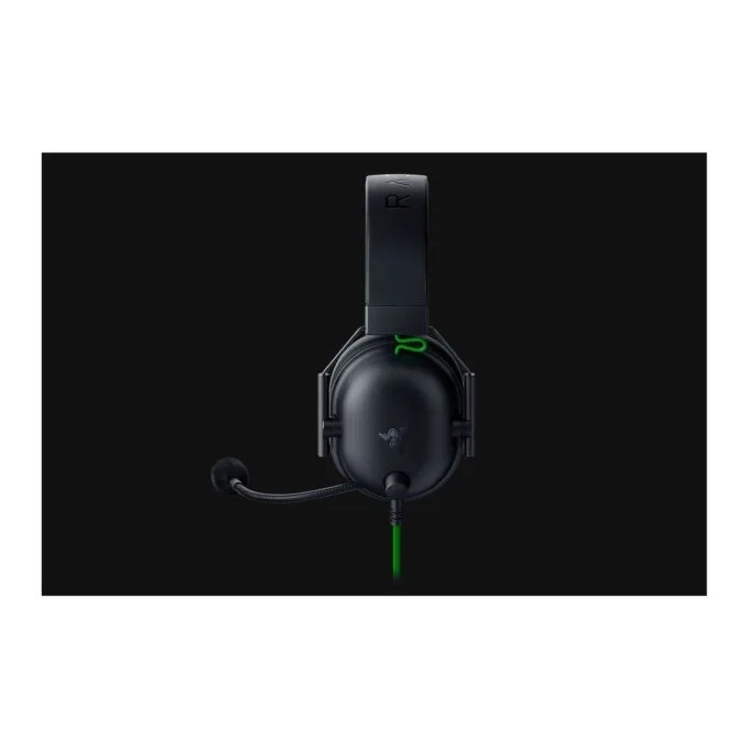 Razer BlackShark V2 X Headset - BlackShark V2 X - Over-Ear, Wired, Black/Green — image 5