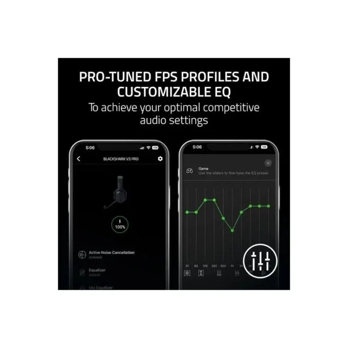 Razer BlackShark V3 Pro PS Black - ANC Wireless Gaming Headset - RZ04-04530100-R3M1 — image 6