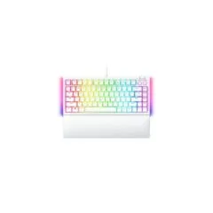 Razer BlackWidow V4 75% White - Mechanical RGB Keyboard - Hot-Swappable - Orange Tactile Switch