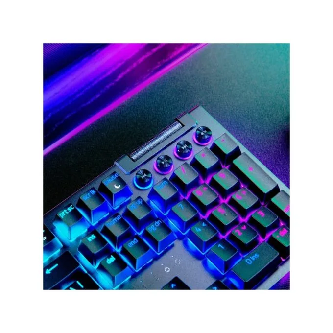 Razer BlackWidow V4 Pro Gaming Mechanical RGB Keyboard Green Clicky Switches — image 6
