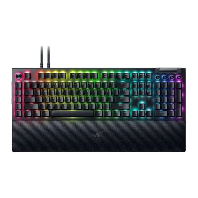 Razer BlackWidow V4 Pro Gaming Mechanical RGB Keyboard Green Clicky Switches — image 1