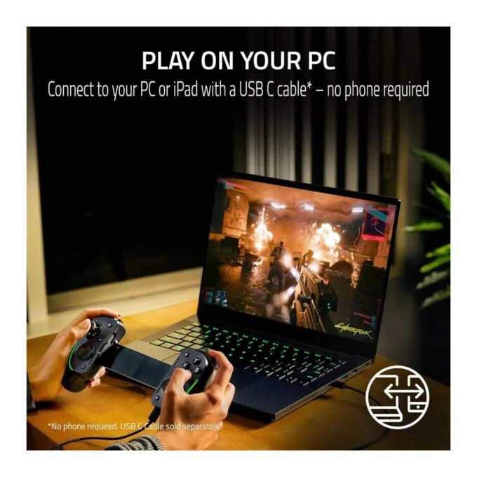 Razer Kishi Ultra - Gaming Controller for Android & iOS - USB-C Wired, Multi-Platform: PC/PlayStation/Xbox — image 6