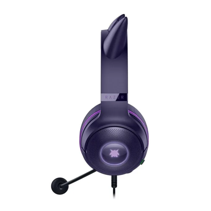 Razer Kraken Kitty V2 Gengar Pokemon Ed. USB 7.1 Gaming Headset Purple - RZ04-04730300-R3M1 — image 3