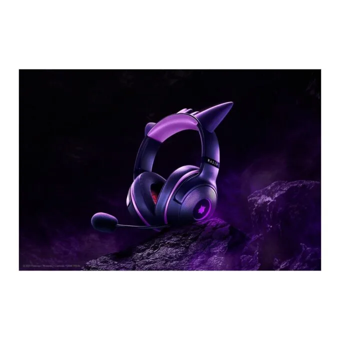 Razer Kraken Kitty V2 Gengar Pokemon Ed. USB 7.1 Gaming Headset Purple - RZ04-04730300-R3M1 — image 4