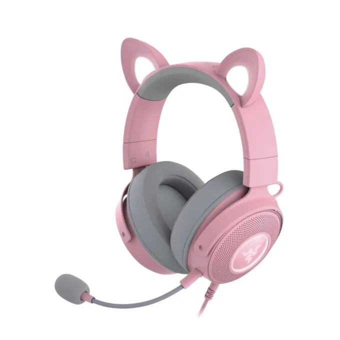 Razer KRAKEN KITTY V2 PRO - Quartz - RGB - USB 7.1 Gaming Headset - Kitty, Bear, Bunny Ears — image 1