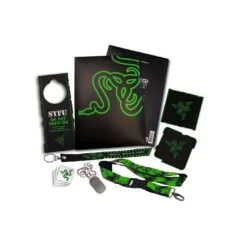 Razer LEET PACK - v3 - Coasters, Lanyard, Pins, Stickers, Tattoos & Metal Dog Tag Chain