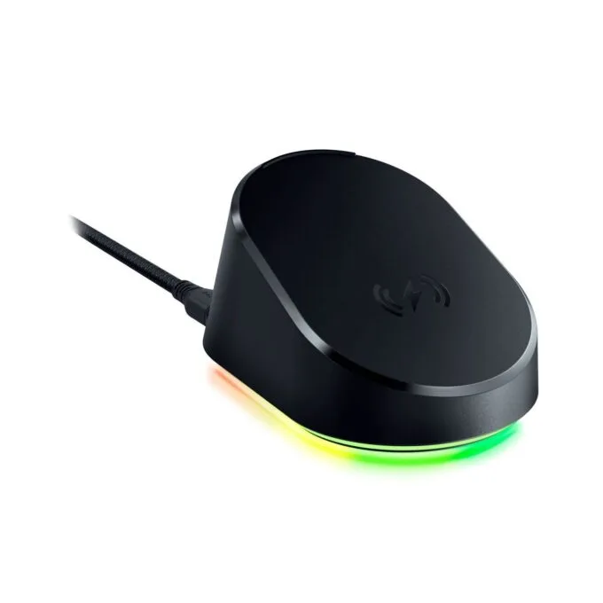 Razer MOUSE DOCK PRO - 4K Polling Rate - Magnetic Wireless Charging - Anti-Slip Base - Chroma RGB — image 2