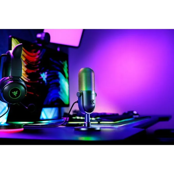 Razer Seiren V3 Chroma USB Condenser Mic - Supercardioid RGB - Black — image 7