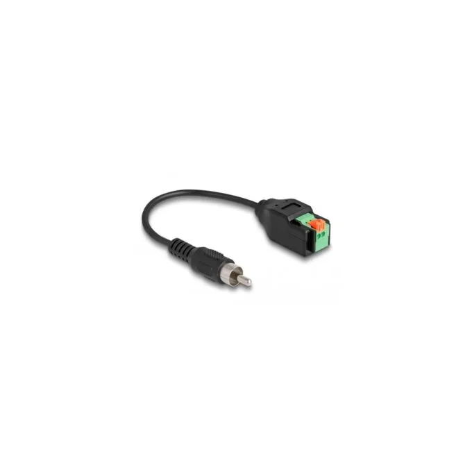 RCA Plug to Terminal Block Adapter - with Push Button — image 2