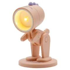RealPower LED-Tier Taschenlampe Pink dino mit Sockel