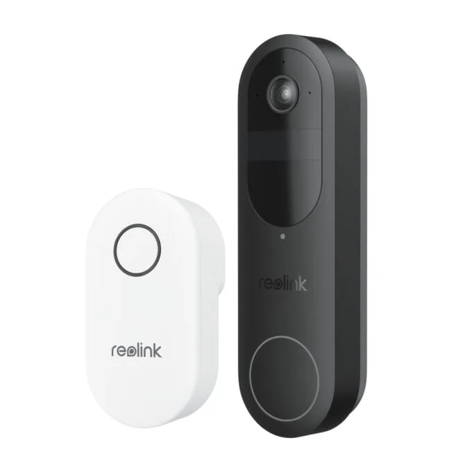 Reolink BP Battery Video Doorbell 4MP - D340B - Black with Chime and 64GB MicroSD — image 1
