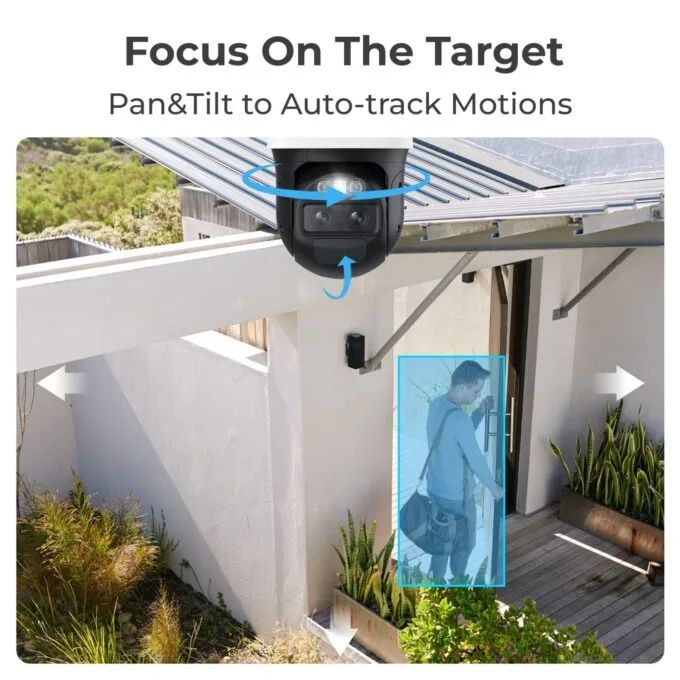 Reolink BP Outdoor Battery Camera 4K PTZ Dual Lens - TRACKMIX-4K - BP Outdoor Battery Camera 4K PTZ Dual Lens — image 2