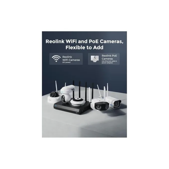 Reolink KIT WiFi NVR - 12 Channel 16MP WiFi6+4LAN+2TB HDD — image 6