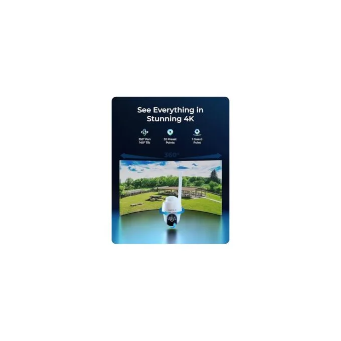 Reolink Outdoor 4G PTZ 4K Battery Camera - BP4G G440 - GO PT Ultra Outdoor 4G PTZ 4K Battery Camera — image 2