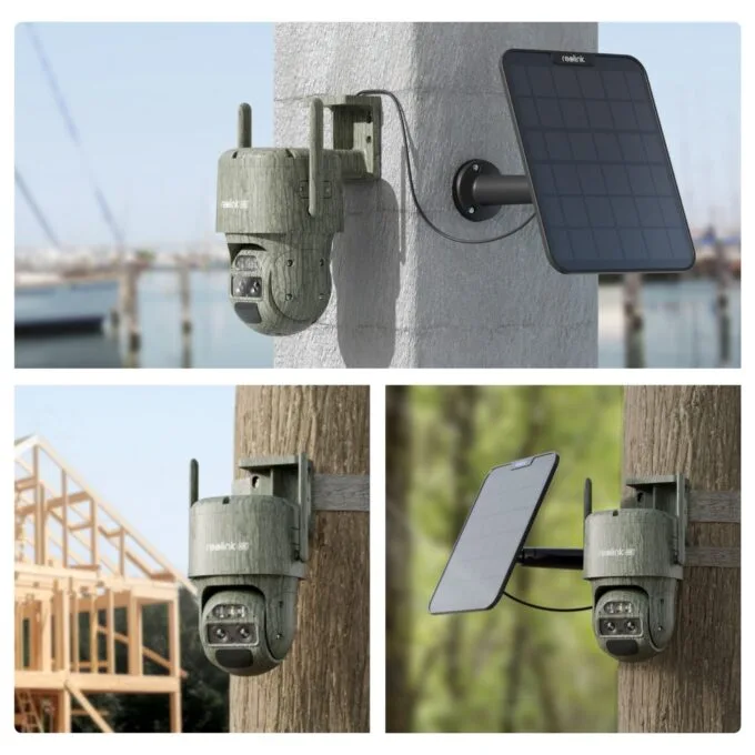 Reolink Outdoor Battery Camera 4K Trackmix LTE - BP4G - (G770-C) (Camo) Bundle — image 12