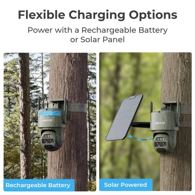 Reolink Outdoor Battery Camera 4K Trackmix LTE - BP4G - (G770-C) (Camo) Bundle — image 9