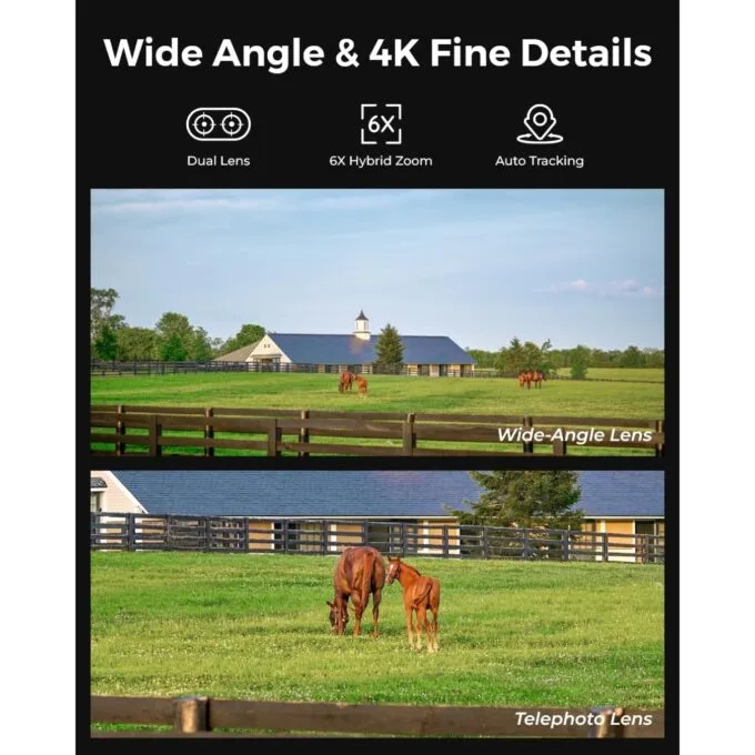 Reolink Outdoor Battery Camera 4K Trackmix LTE - BP4G - — image 2