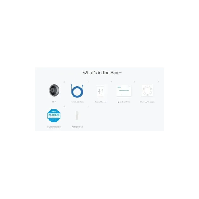Reolink POE IP Fisheye Camera 6MP Indoor Panoramic - P520 - POE IP Fisheye Camera 6MP Indoor Panoramic — image 3