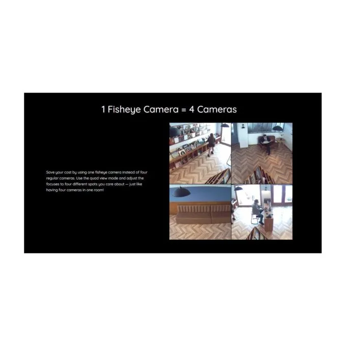 Reolink POE IP Fisheye Camera 6MP Indoor Panoramic - P520 - POE IP Fisheye Camera 6MP Indoor Panoramic — image 9