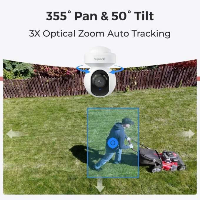 Reolink WIFI Outdoor PTZ Camera 5MP 3x Optical Zoom E1 Outdoor - E540 - E1 Outdoor — image 3