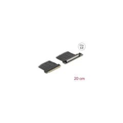 Riser Karte PCI Express 5.0 x16 Stecker zu x16 Slot mit Kabel 20 cm