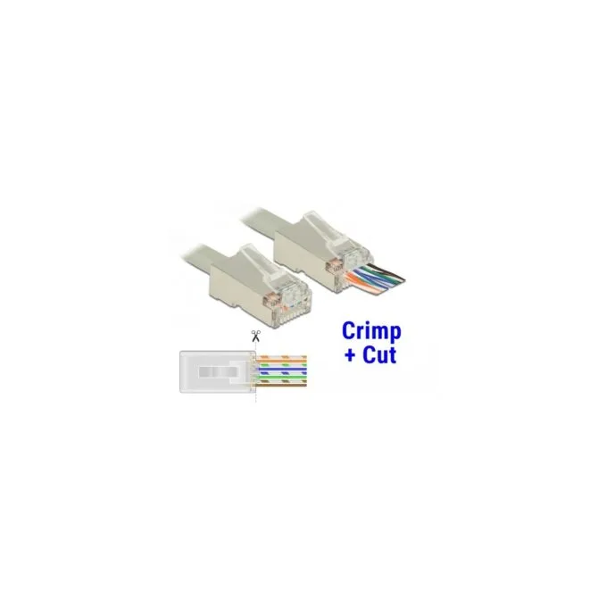 RJ-45 Crimp+Cut Plug - Cat.6 STP — image 2