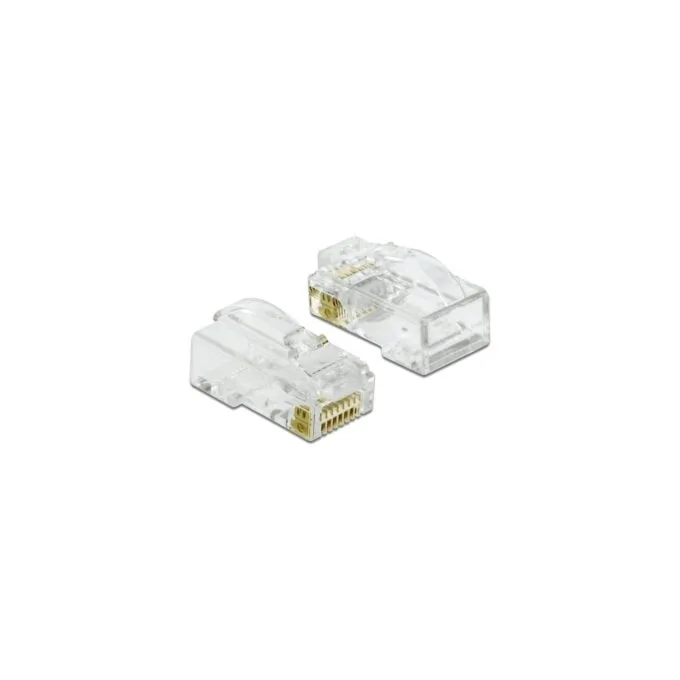 RJ-45 Crimp+Cut+Curve plug - Cat.6 UTP, socket — image 1