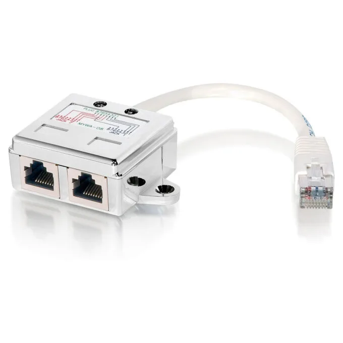 RJ45 Equip Splitter 2xBU ST — image 1