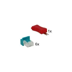 RJ45 Secure Clip with connector, holder