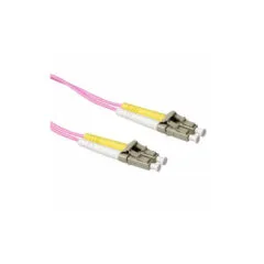 RL9700 0.5m FIBER PATCH CABLE LC LC CONNECTORS MULTIMODE OM4 50 125 DUPLEX LSZH ACT