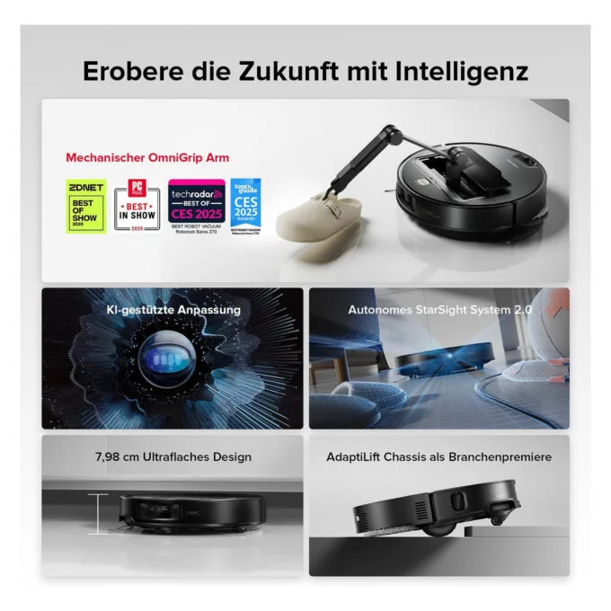 Roborock Saros Z70 Saugroboter. schwarz — image 7