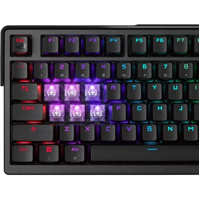 ROG Azoth Extreme Gaming Keyboard - Windows - Per-Key RGB, Tri-Mode, 75% — image 8