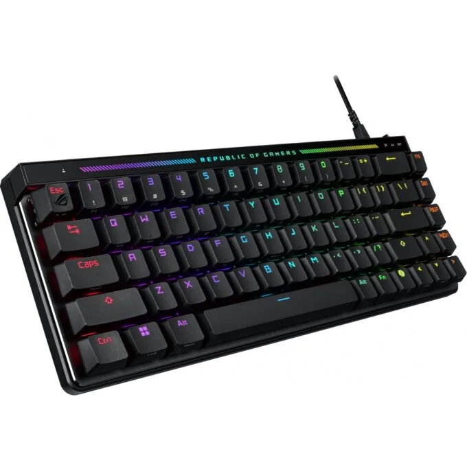 ROG Falchion ACE HFX Wireless Keyboard - Falchion ACE HFX - 65% form factor, Per-Key RGB, Tri-Mode — image 7