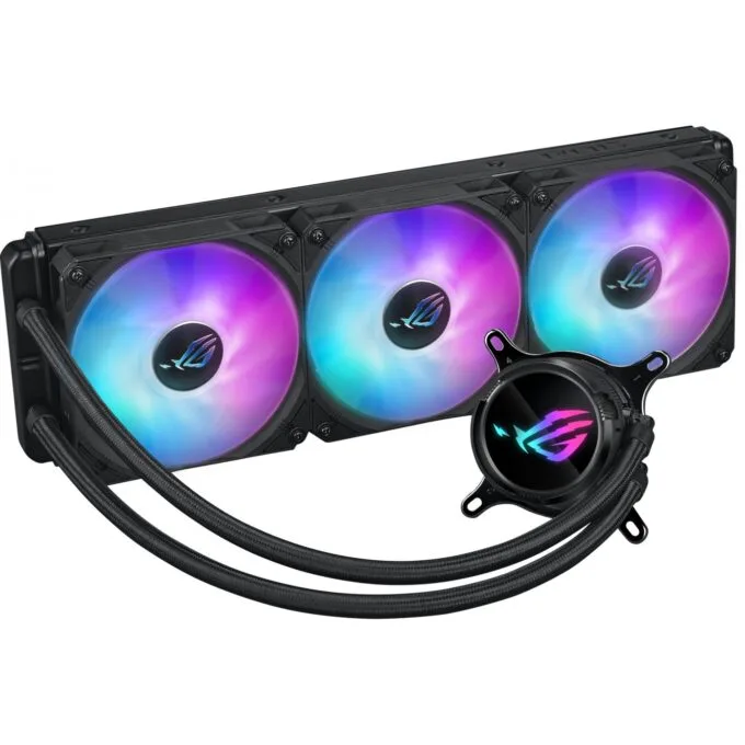 ROG Strix LC III 360 ARGB - LC III 360 ARGB - 360mm ARGB AIO cooler with 3x120mm fans — image 2