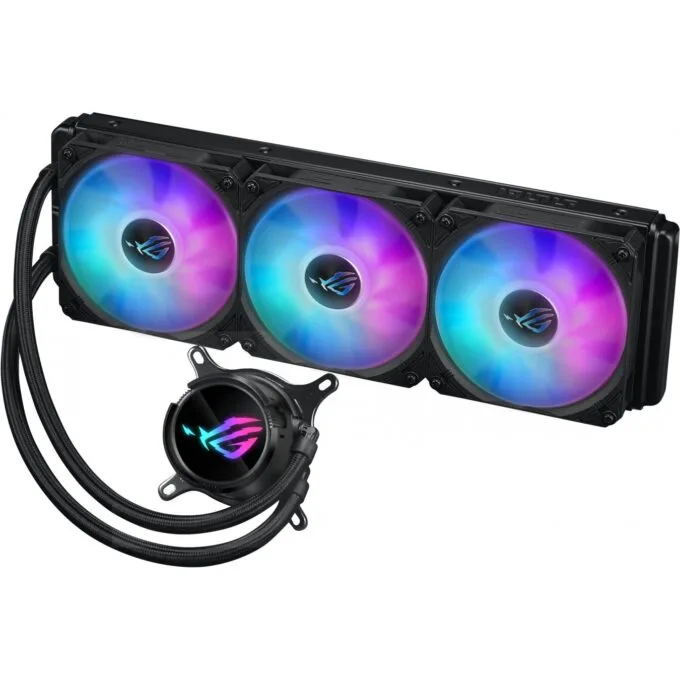 ROG Strix LC III 360 ARGB - LC III 360 ARGB - 360mm ARGB AIO cooler with 3x120mm fans — image 1