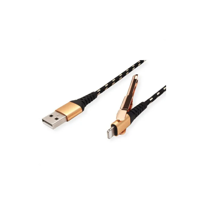 ROLINE GOLD USB 2.0 Sync- & Ladekabel 1m — image 2