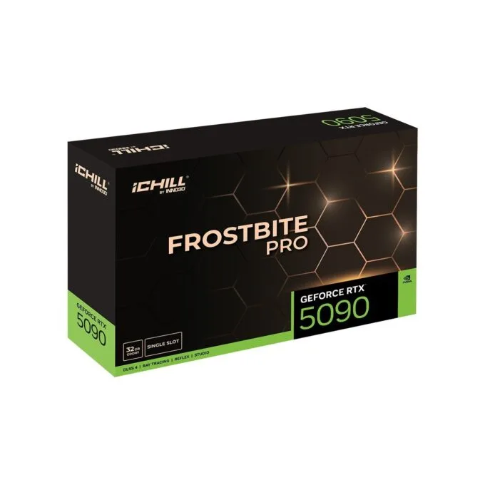 RTX 5090 32GB Inno3D iChill Frostbite Pro - RTX 5090 - GDDR7 3-Fan Water-Cooled GPU — image 2