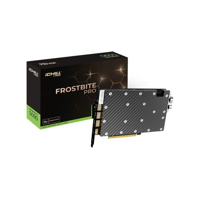 RTX 5090 32GB Inno3D iChill Frostbite Pro - RTX 5090 - GDDR7 3-Fan Water-Cooled GPU — image 3