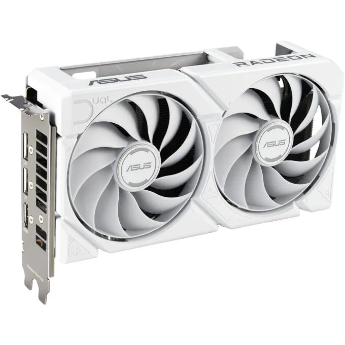 RX 9060 XT 16GB Asus DUAL GDDR6 white - RX 9060 XT - White, 16GB GDDR6, PCIe 5.0 — image 2