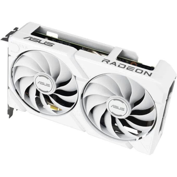 RX 9060 XT 16GB Asus DUAL GDDR6 white - RX 9060 XT - White, 16GB GDDR6, PCIe 5.0 — image 4