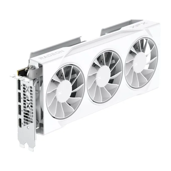 RX 9070 - RX 9070 - White, 16GB GDDR6, 1440 MHz / 2700 MHz boost, PCIe 5.0, 3-Fan Swift OC — image 2